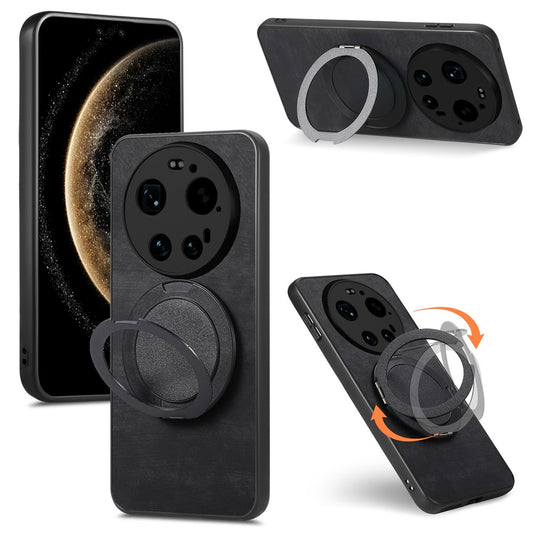 Xiaomi 17 Ultra 5G – Magnetische Handyhülle aus Kunststoff, PU-Leder und TPU, mit Ständer