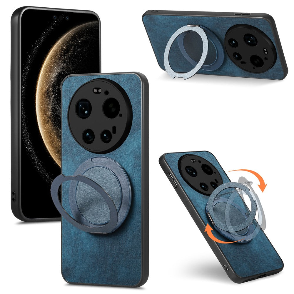 Xiaomi 17 Ultra 5G – Magnetische Handyhülle aus Kunststoff, PU-Leder und TPU, mit Ständer