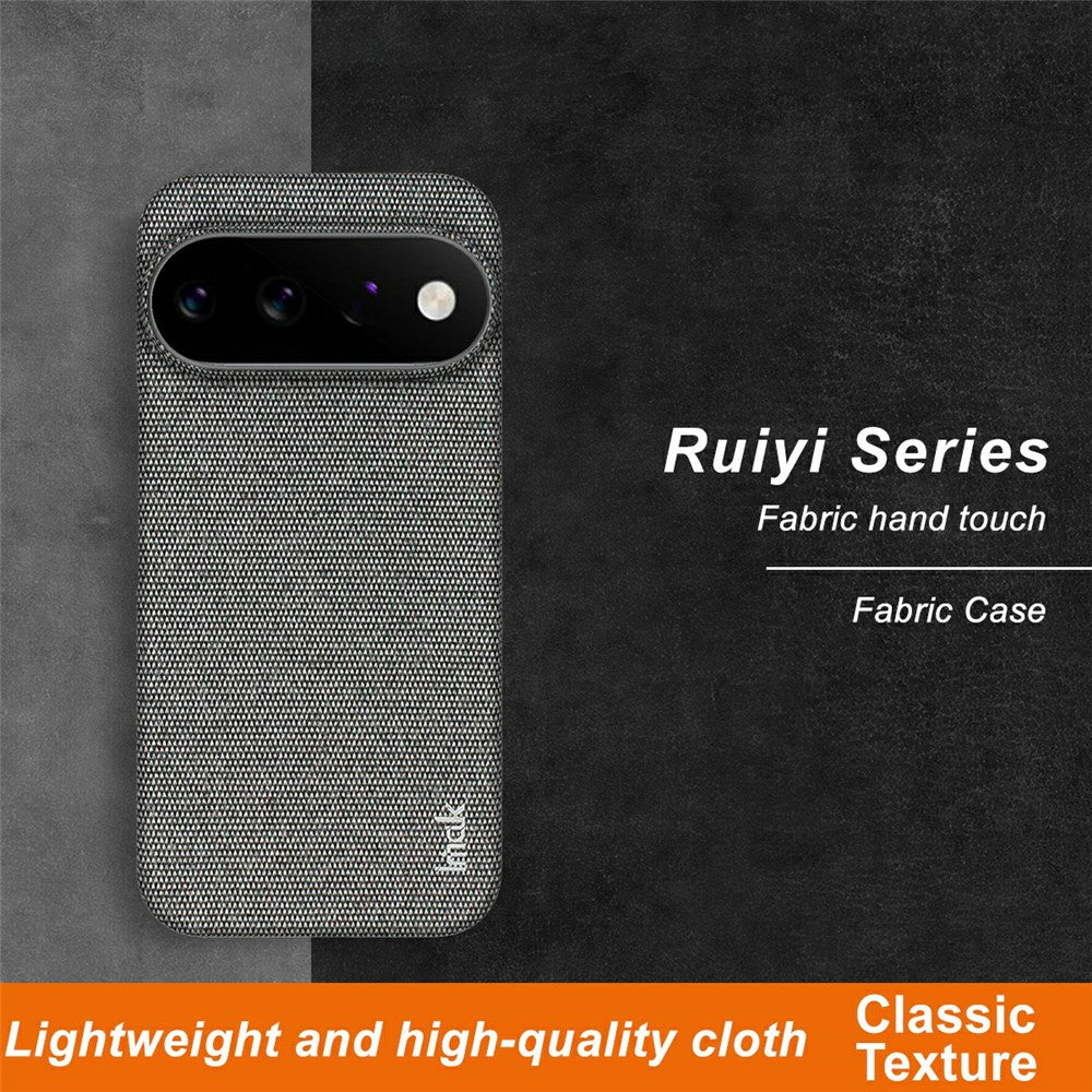 IMAK Ruiyi Series for Google Pixel 11 Pro  /  Pixel 11 Case Fabric Texture Leather + PC Phone Back Cover