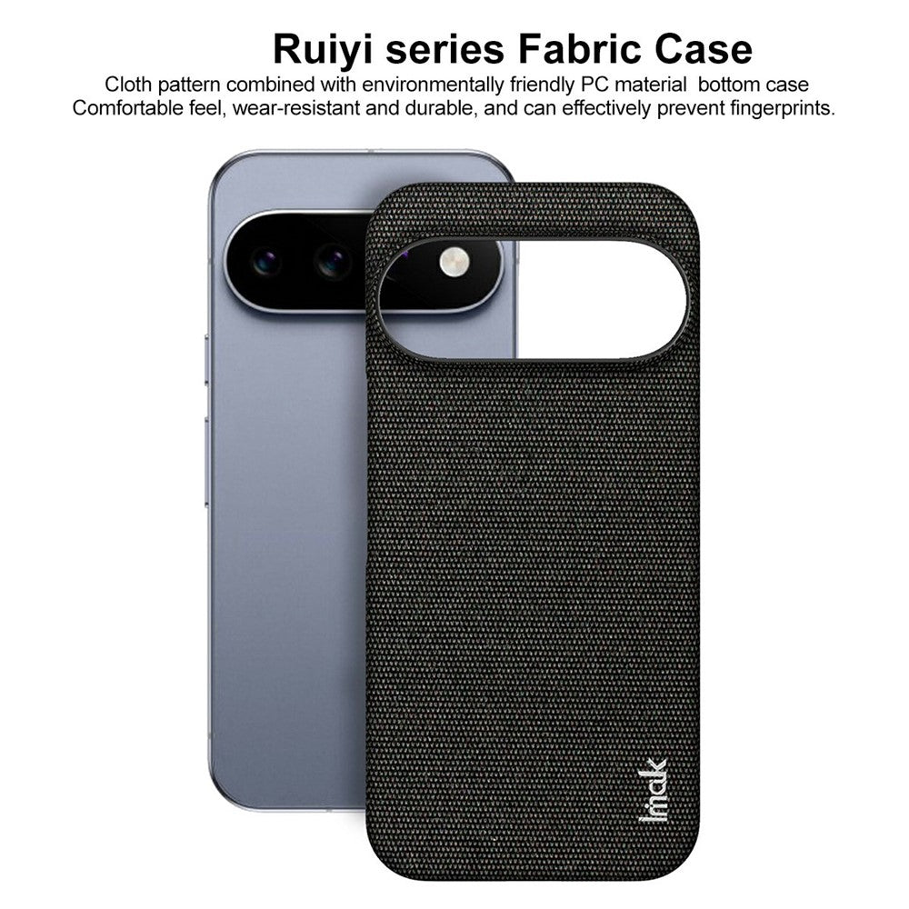 IMAK Ruiyi Series for Google Pixel 11 Pro  /  Pixel 11 Case Fabric Texture Leather + PC Phone Back Cover