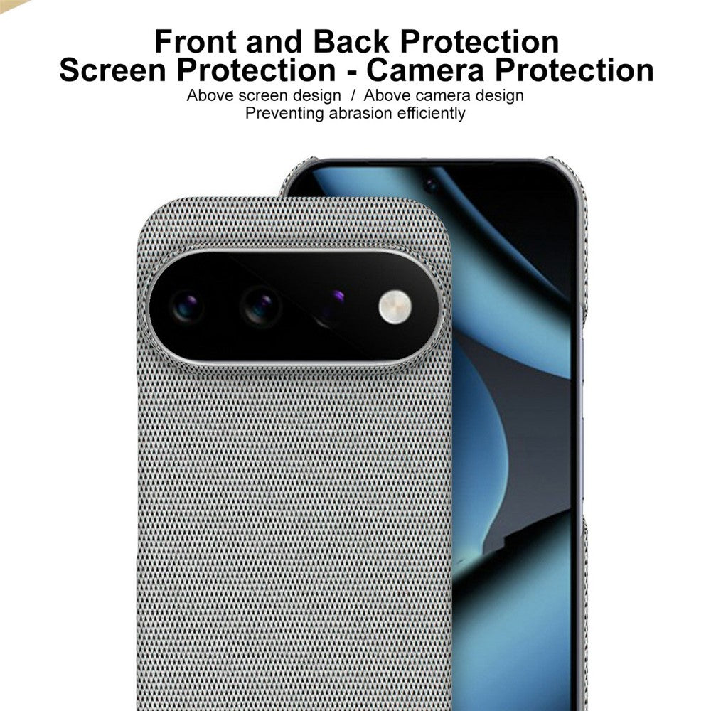IMAK Ruiyi Series for Google Pixel 11 Pro  /  Pixel 11 Case Fabric Texture Leather + PC Phone Back Cover