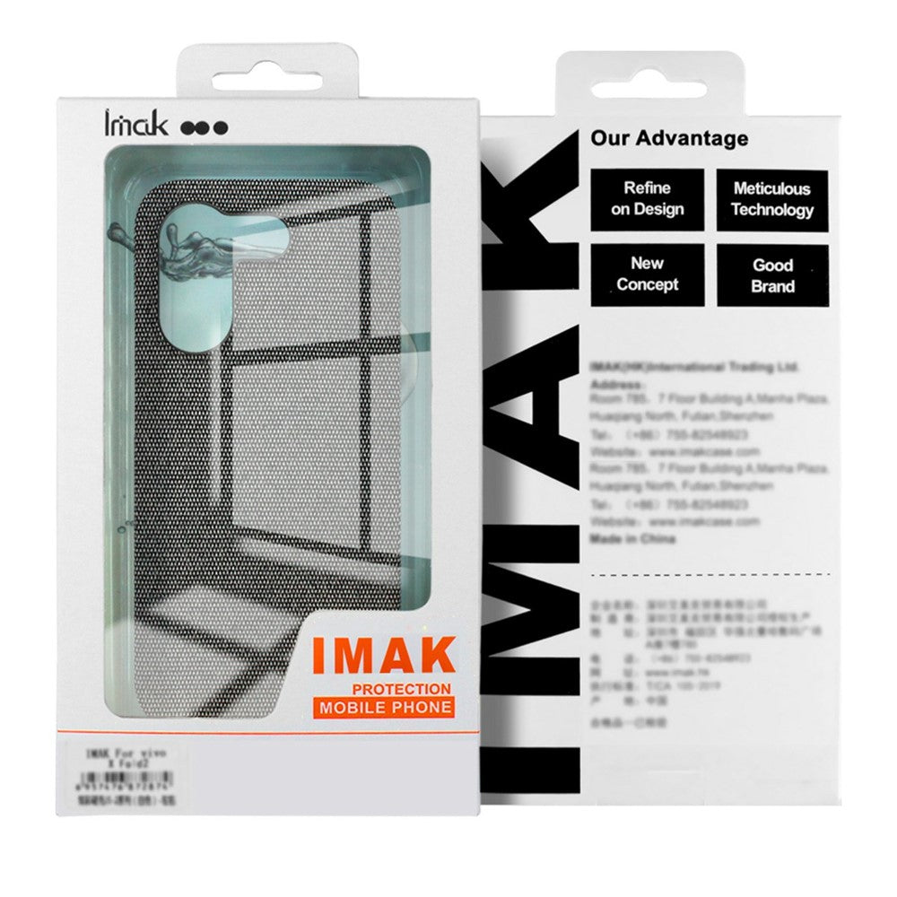 IMAK Ruiyi Series for Google Pixel 11 Pro  /  Pixel 11 Case Fabric Texture Leather + PC Phone Back Cover