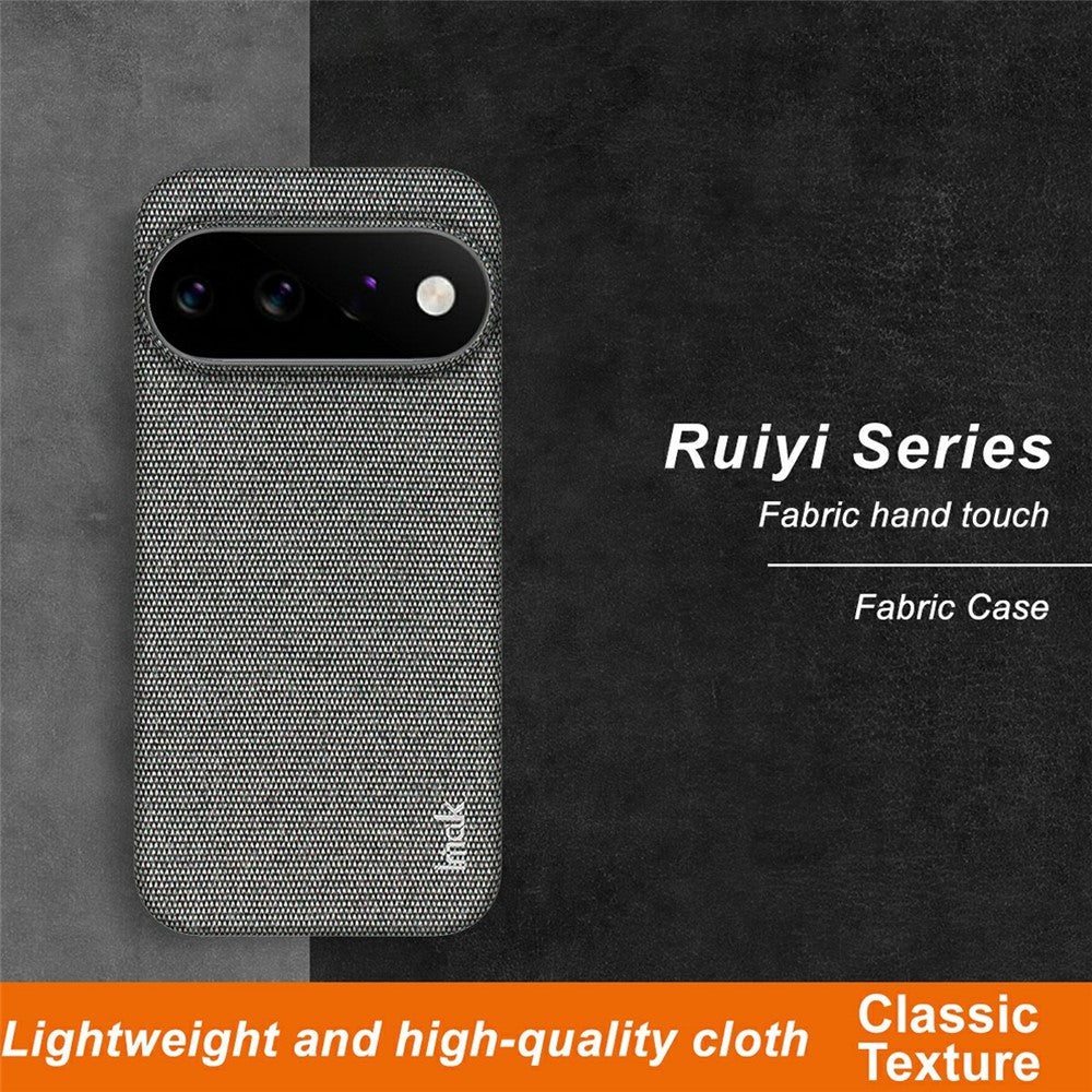 IMAK Ruiyi Series for Google Pixel 11 Pro XL Case Fabric Texture Leather + PC Phone Back Cover