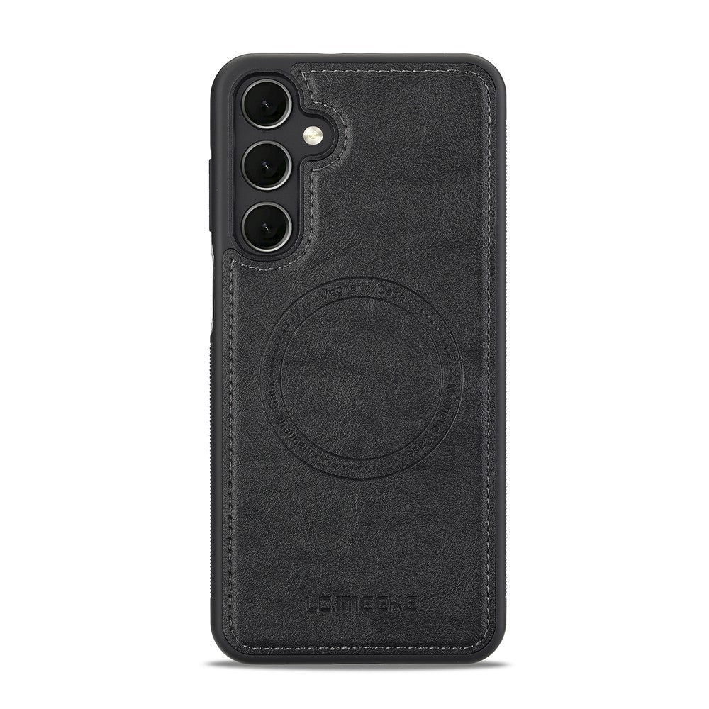 LC.IMEEKE L3 For Samsung Galaxy S26 FE Magnetic Case Detachable Card Holder Leather TPU Mobile Cover