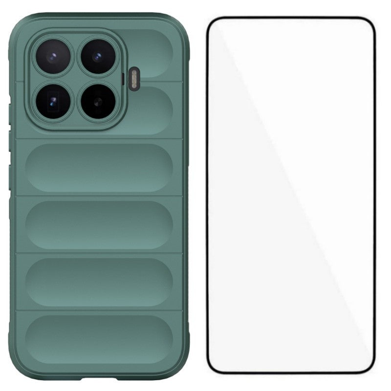 Xiaomi 17T Pro – Handyhülle aus gehärtetem Glas und TPU, mit Displayschutz