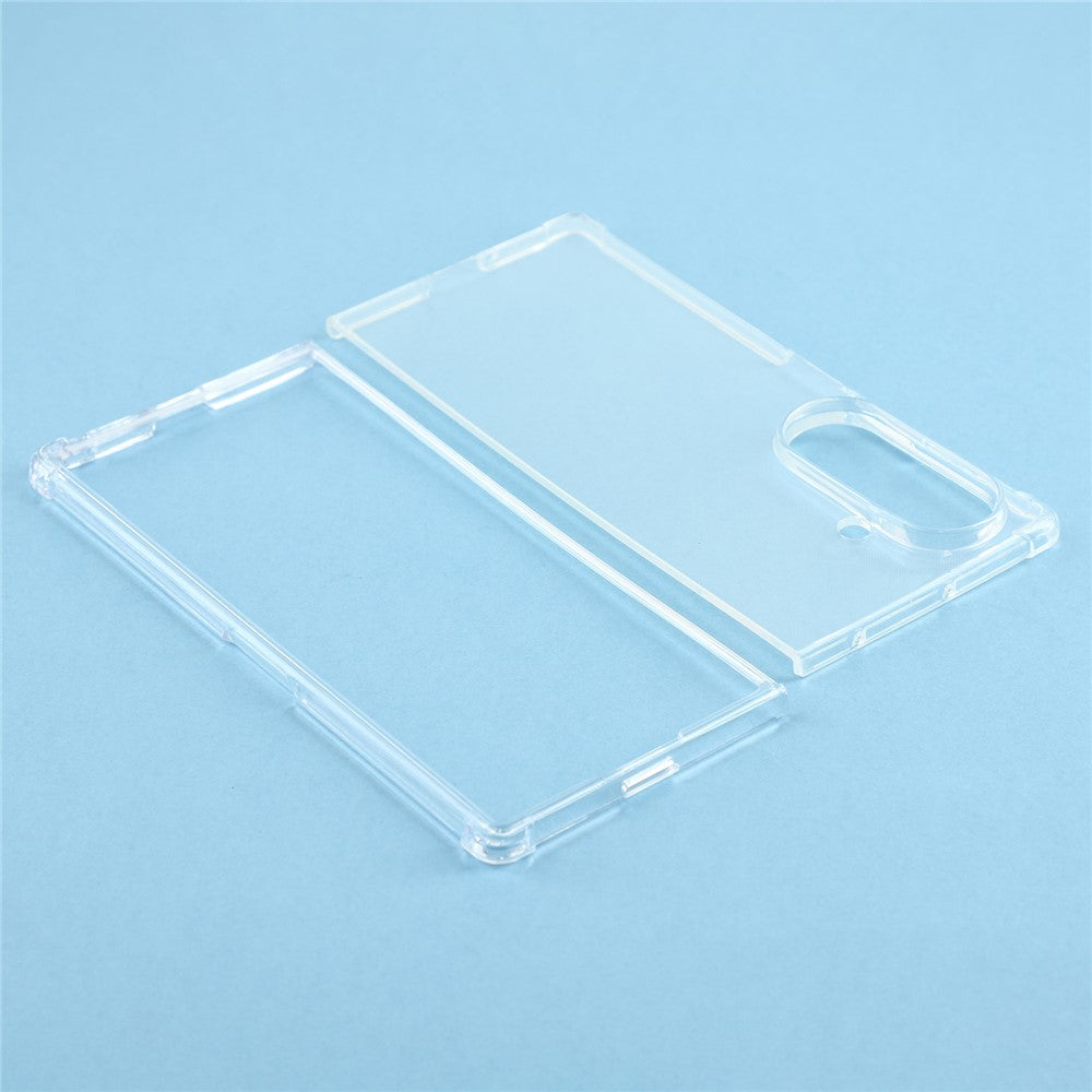 For Samsung Galaxy Z Fold8 Ultra Case Crystal Clear TPU Phone Cover with Reinforced Corner