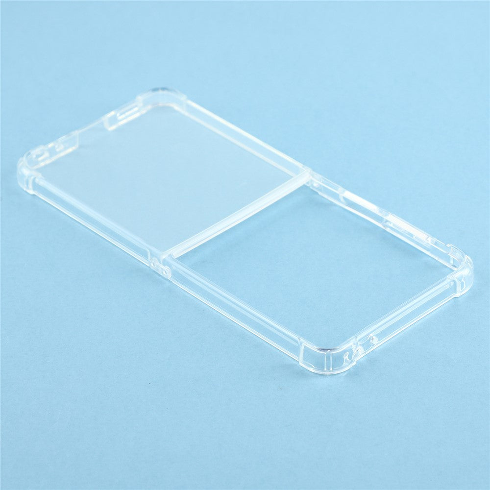 For Samsung Galaxy Z Flip8 Case Crystal Clear TPU Phone Cover with Reinforced Corner