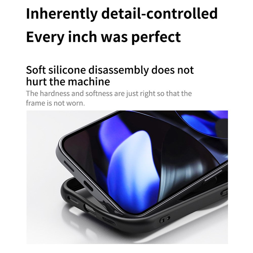 For Google Pixel 11  /  11 Pro Magnetic Case TPU + Acrylic + Metal Kickstand Matte Phone Cover