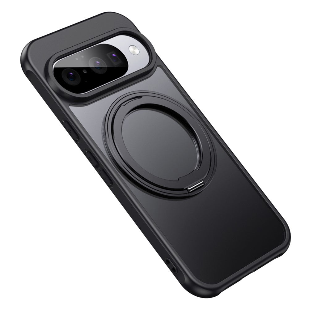 For Google Pixel 11  /  11 Pro Magnetic Case TPU + Acrylic + Metal Kickstand Matte Phone Cover