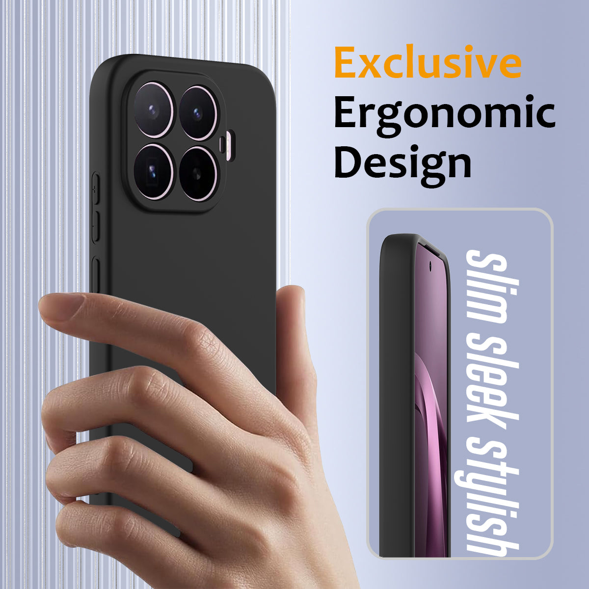 Xiaomi 17T – Magnetische Handyhülle aus Flüssigsilikon, stoßfest, mit Trageband, aus Flüssigsilikon