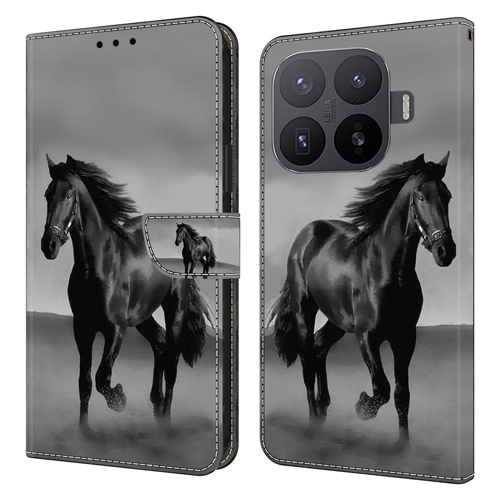Xiaomi 17T – Wallet-Handyhülle aus PU-Leder und TPU, mit Ständer