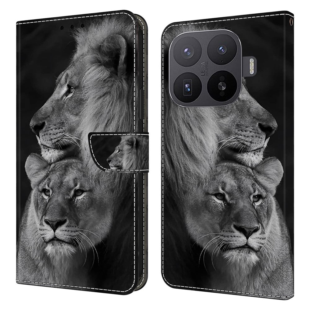 Xiaomi 17T – Wallet-Handyhülle aus PU-Leder und TPU, mit Ständer