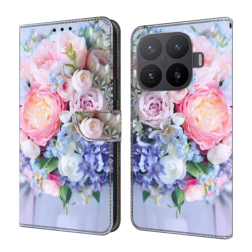 Xiaomi 17T Pro – Wallet-Handyhülle aus PU-Leder und TPU, mit Ständer