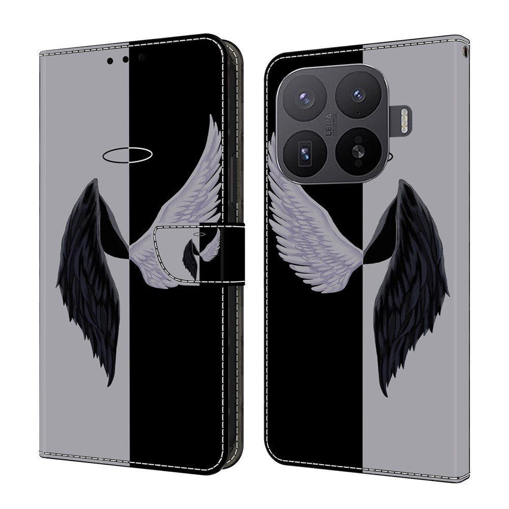 Xiaomi 17T Pro – Wallet-Handyhülle aus PU-Leder und TPU, mit Ständer