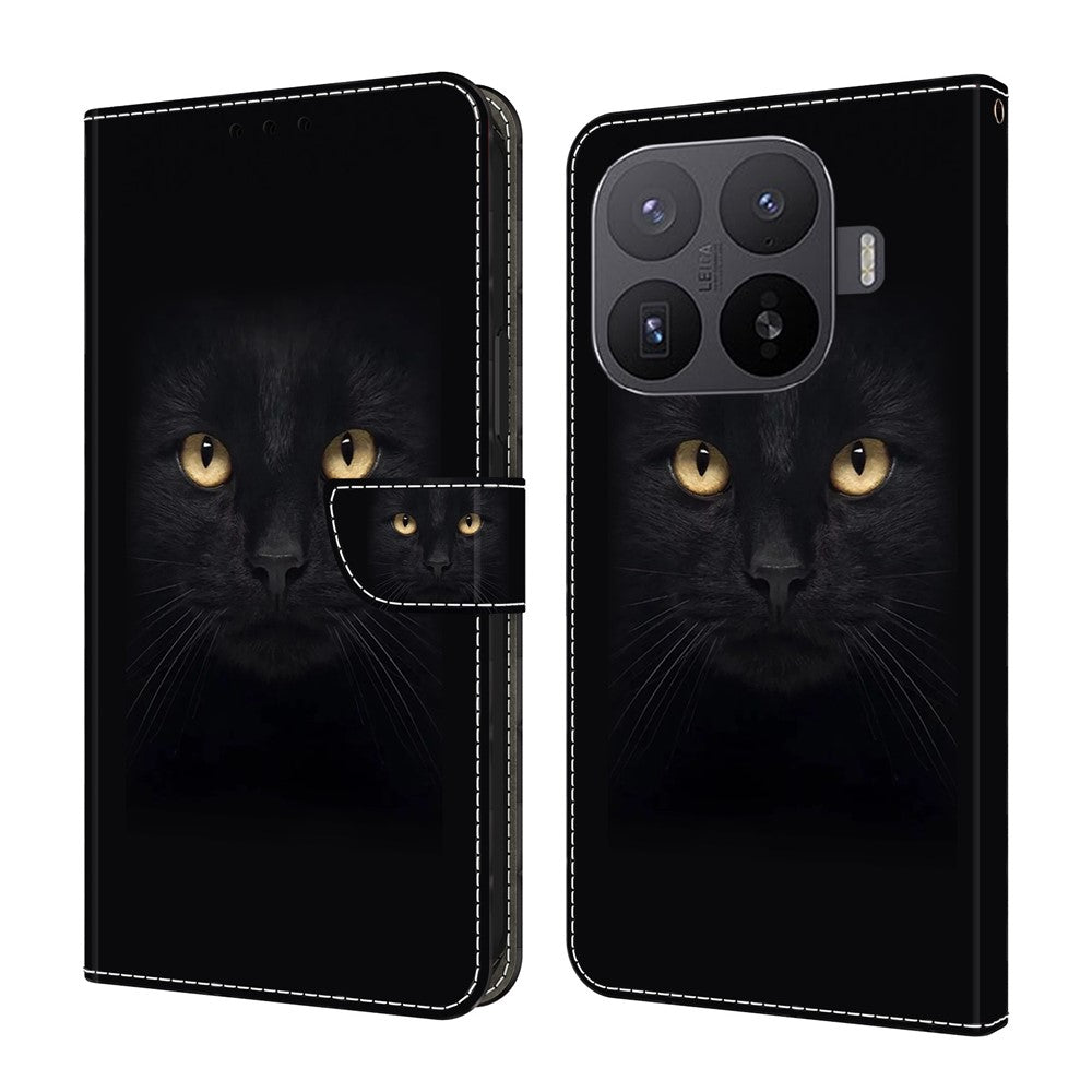 Xiaomi 17T Pro – Wallet-Handyhülle aus PU-Leder und TPU, mit Ständer