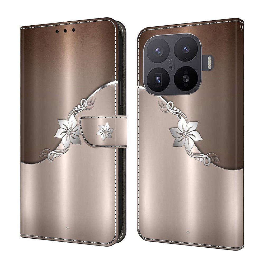 Xiaomi 17T Pro – Wallet-Handyhülle aus PU-Leder und TPU, mit Ständer