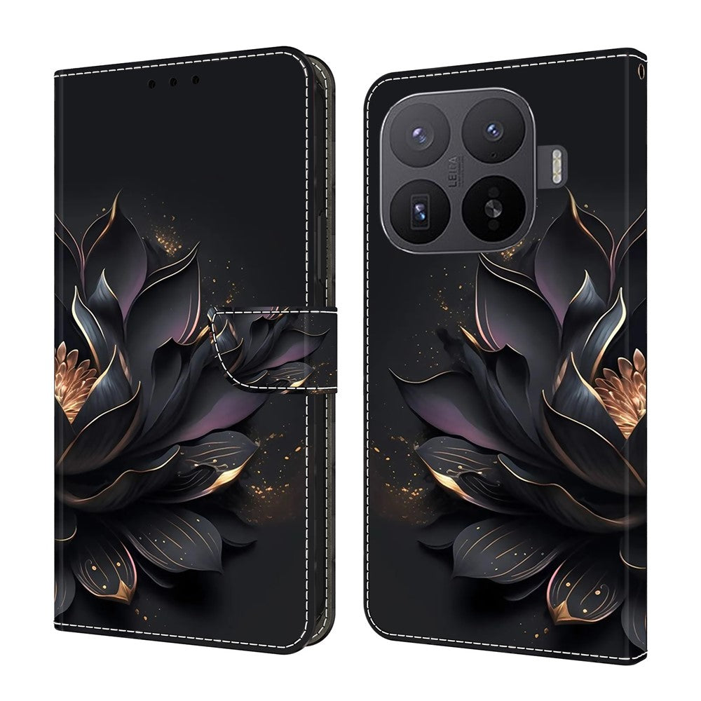 Xiaomi 17T Pro – Wallet-Handyhülle aus PU-Leder und TPU, mit Ständer