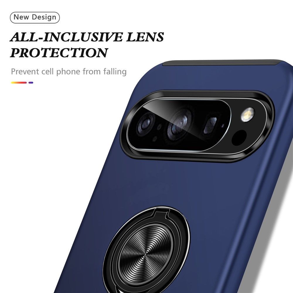 For Google Pixel 11 / Pixel 11 Pro Case PC + TPU Phone Cover with Rotatable Ring Holder