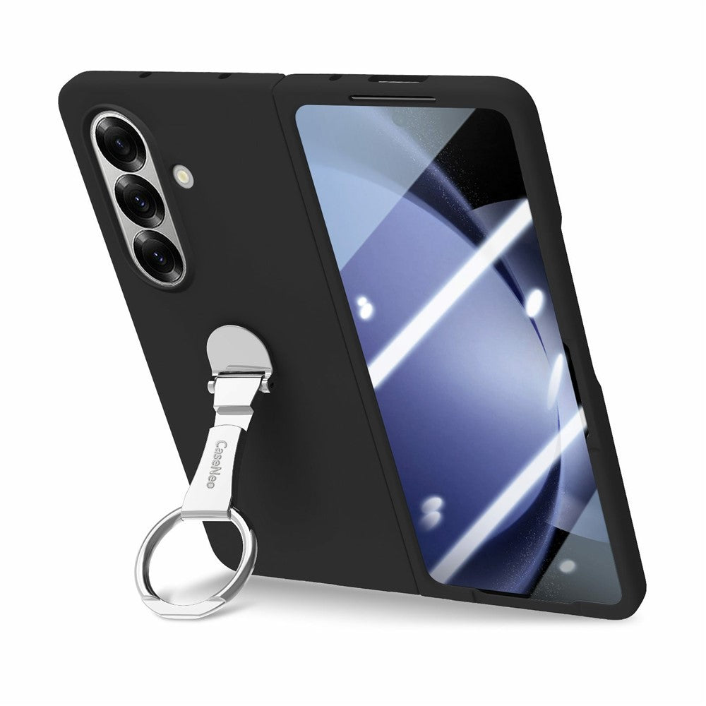 CASENEO for Samsung Galaxy Z Fold8 Ultra Case Ring Kickstand Skin-feel PC Phone Cover with Screen Protector