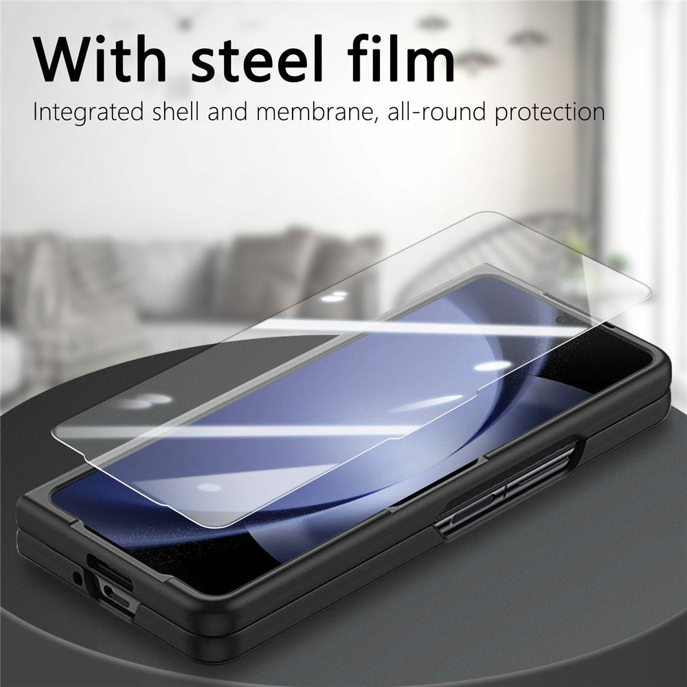 CASENEO for Samsung Galaxy Z Fold8 Ultra Case Ring Kickstand Skin-feel PC Phone Cover with Screen Protector
