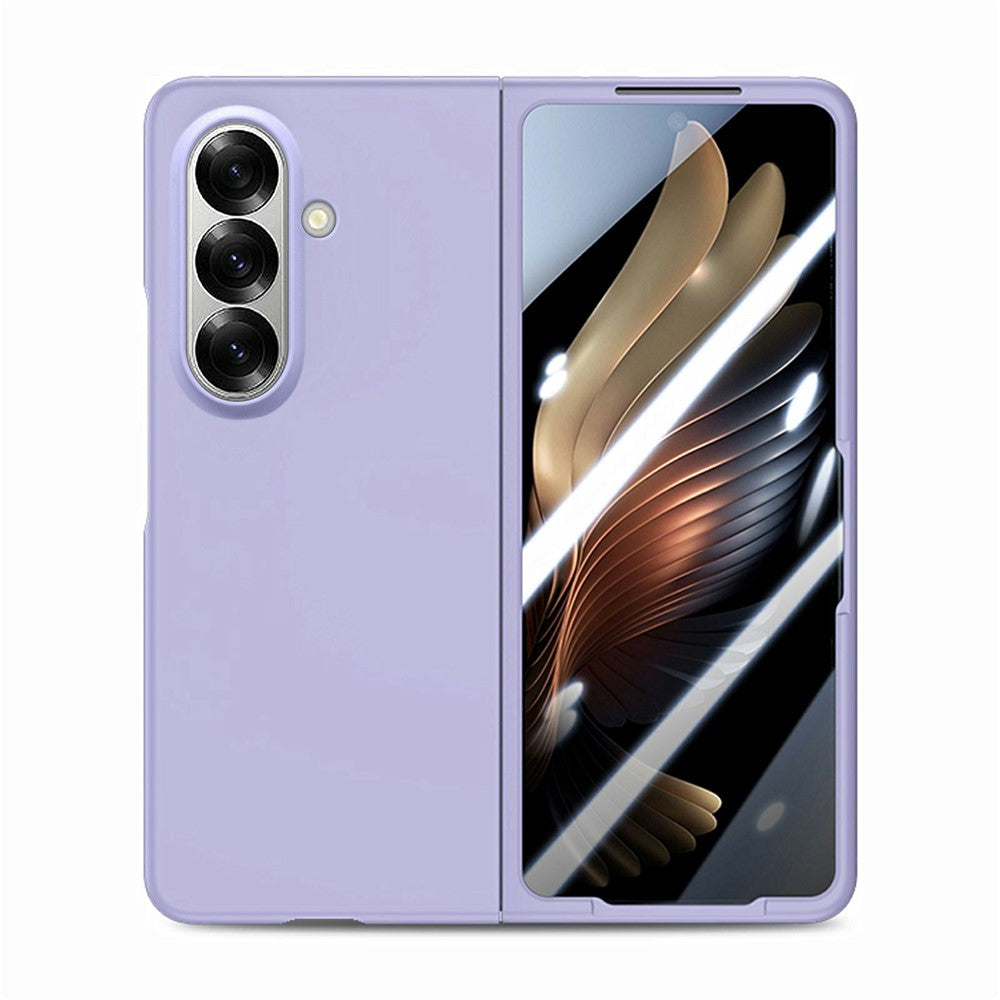 For Samsung Galaxy Z Fold8 Ultra Case Hard PC Soft-touch Phone Cover with Built-in Tempered Glass Film