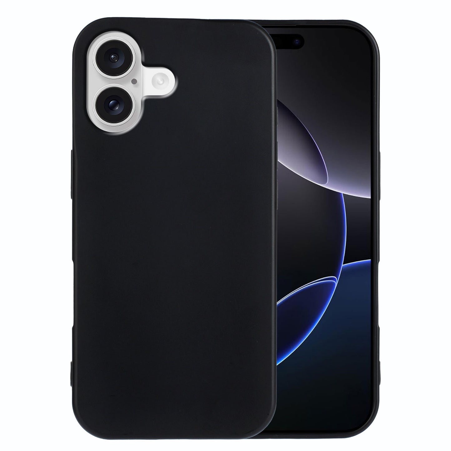 For iPhone 18 TPU Case Soft Matte Anti-fingerprint Phone Back Cover