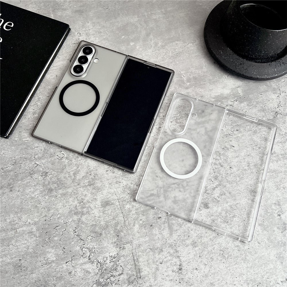 For Samsung Galaxy Z Fold8 Ultra Magnetic Case Matte Transparent TPU + PC Shockproof Cover