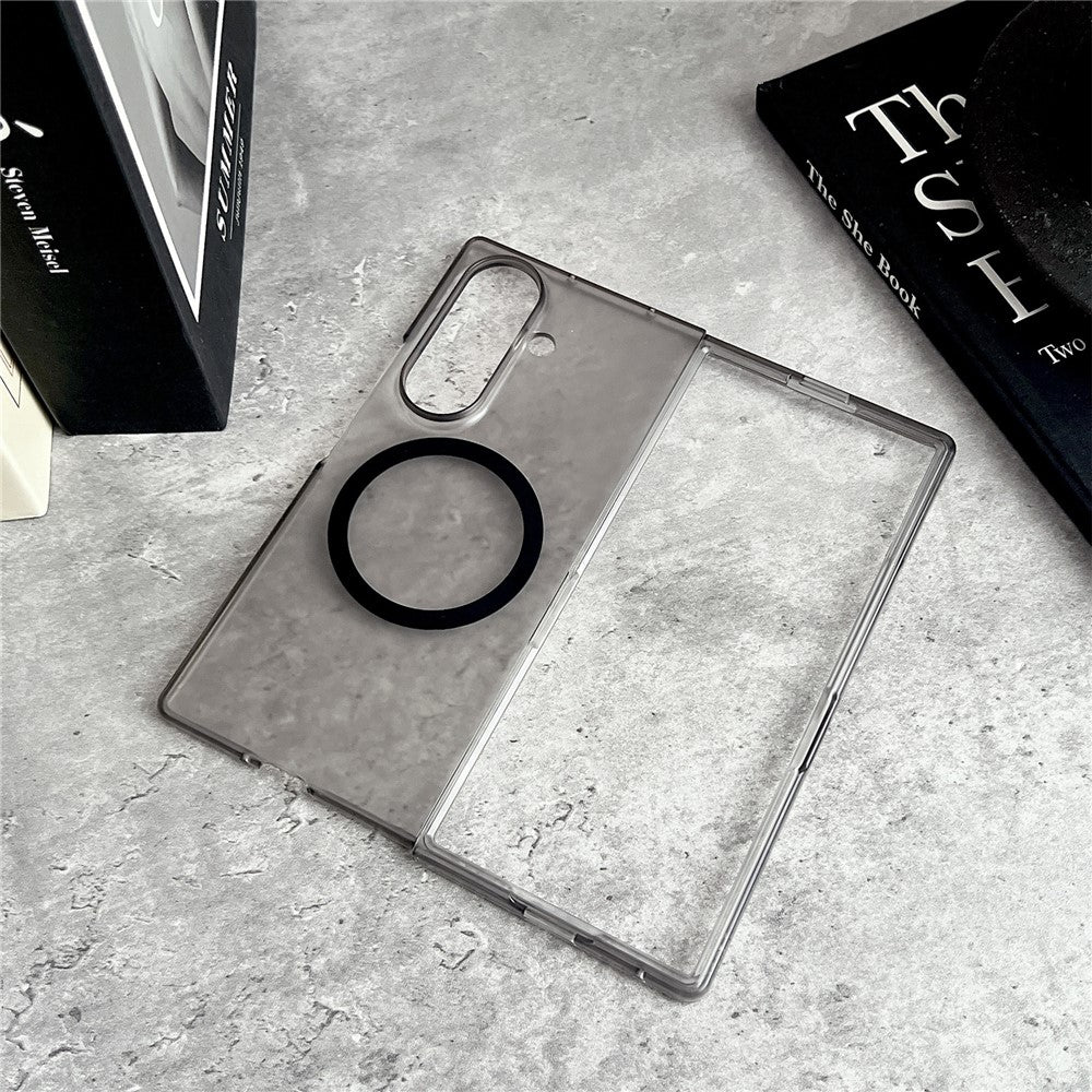 For Samsung Galaxy Z Fold8 Ultra Magnetic Case Matte Transparent TPU + PC Shockproof Cover