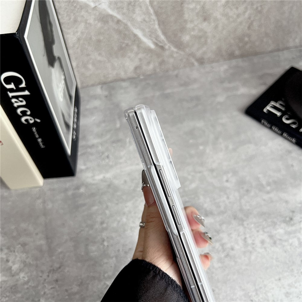 For Samsung Galaxy Z Fold8 Ultra Magnetic Case Matte Transparent TPU + PC Shockproof Cover
