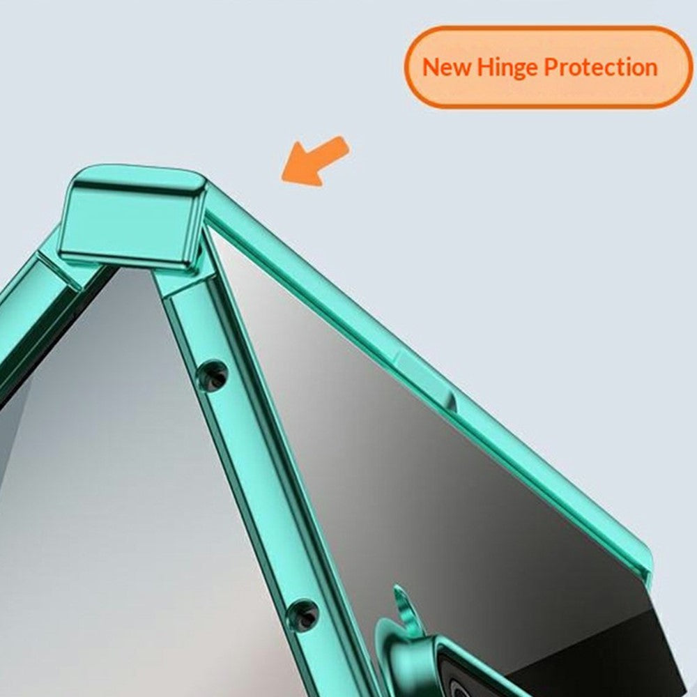 For Samsung Galaxy Z Fold8 Ultra Case Hinge Design Electroplating PC Clear Phone Cover