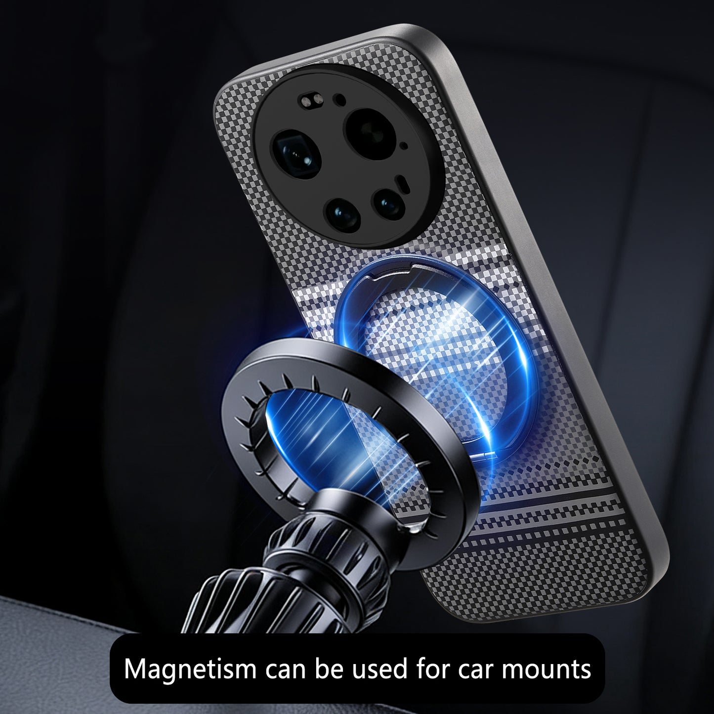 Xiaomi 17 Ultra 5G – Magnetische Handyhülle aus PU-Leder und TPU, mit Ständer