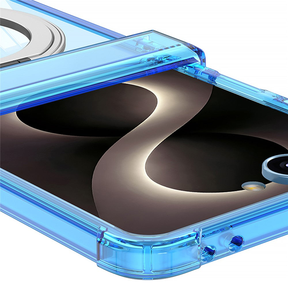 GKK For Samsung Galaxy Z Flip8 Case Magnetic Kickstand Airbag Hinge Protection TPU Phone Cover with Back Film
