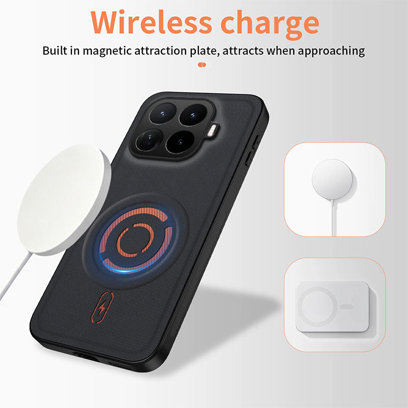 Xiaomi 17T – Magnetische Handyhülle aus PC und TPU, stoßfest