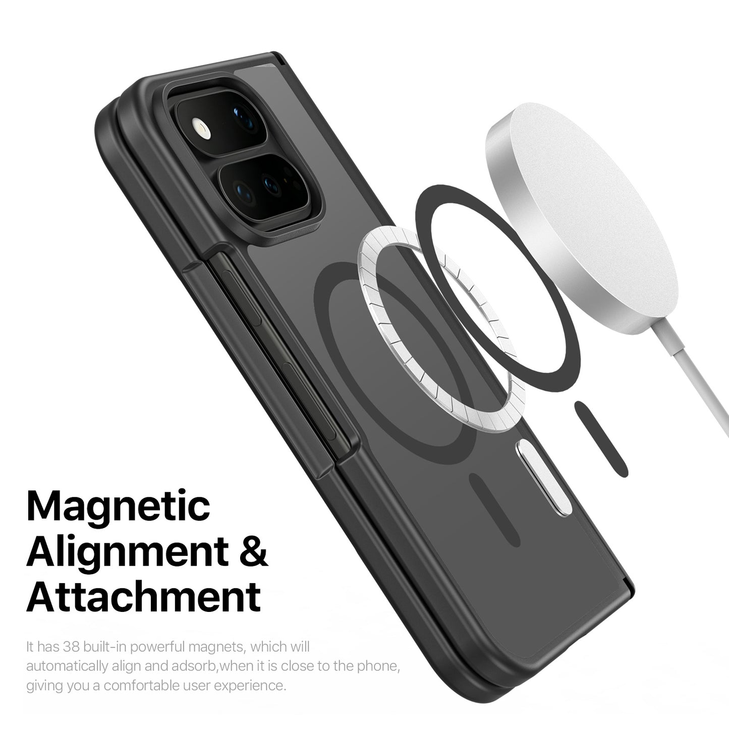 DUX DUCIS for Google Pixel 11 Pro Fold Magnetic Case  Yind Series PC+TPU Phone Cover