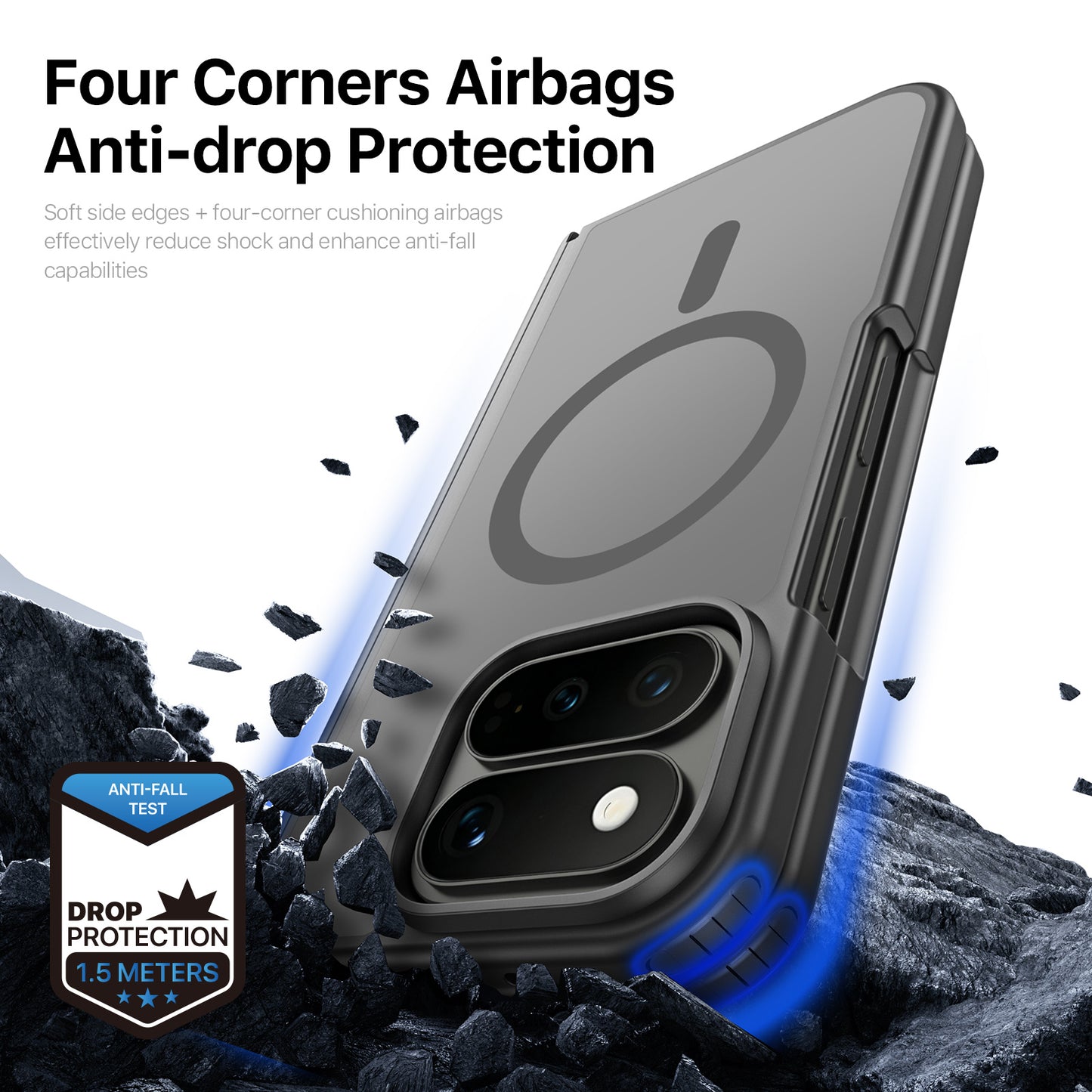 DUX DUCIS for Google Pixel 11 Pro Fold Magnetic Case  Yind Series PC+TPU Phone Cover