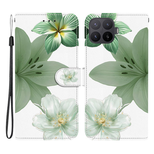 Xiaomi 17T Pro – Wallet-Handyhülle aus PU-Leder und TPU, mit Ständer, mit Handschlaufe, mit Motivdruck