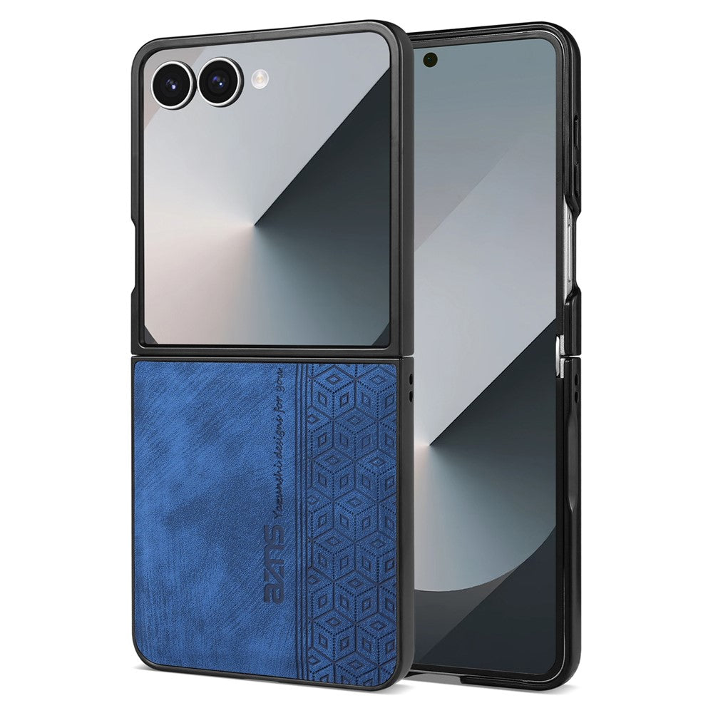 AZNS For Samsung Galaxy Z Flip8 Champion Edition Case PU Leather Covered TPU Phone Protective Cover