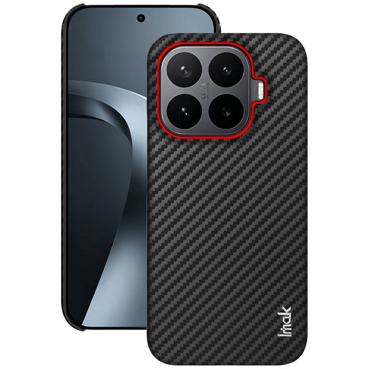 Xiaomi 17T – Handyhülle aus PC und PU-Leder, in Carbonfaser-Optik