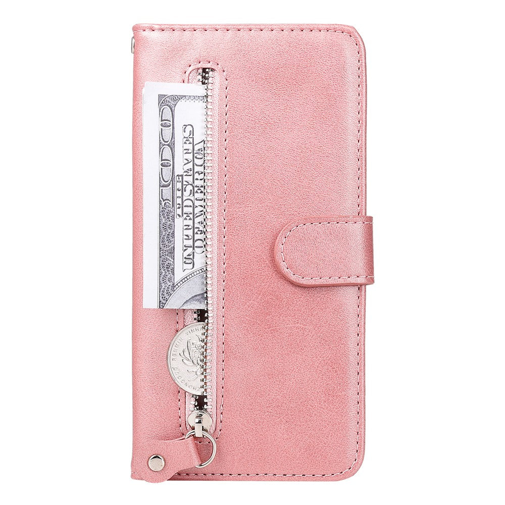 For Xiaomi 13 PU Leather Cases with Zipper Pocket Wallet Phone Cover Stand