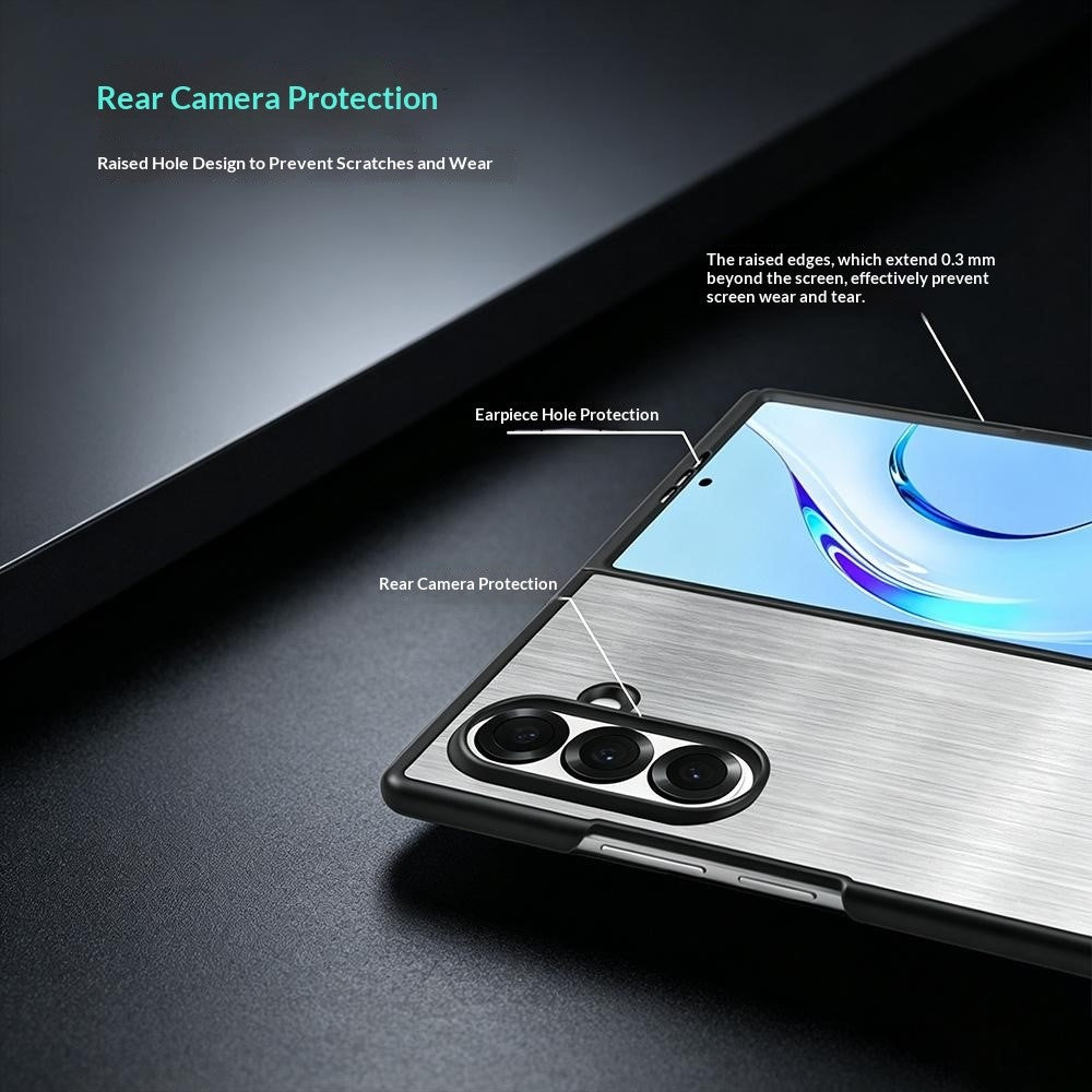 For Samsung Galaxy Z Fold8 Ultra Case Protective Stainless Steel + PC Phone Cover