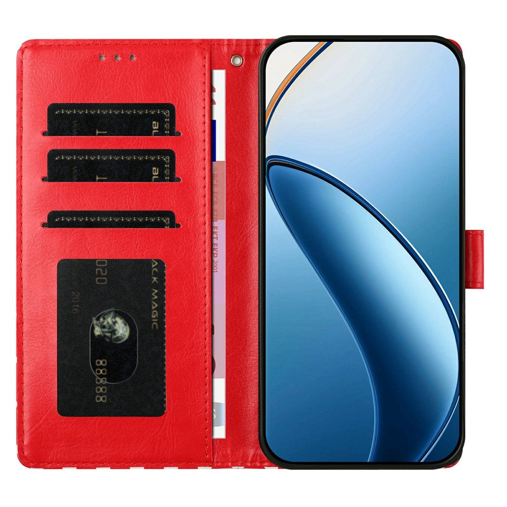 Xiaomi 17T – Wallet-Handyhülle aus PU-Leder und TPU, mit Ständer, mit Handschlaufe, mit Motivdruck