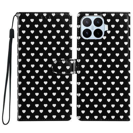 Xiaomi 17T – Wallet-Handyhülle aus PU-Leder und TPU, mit Ständer, mit Handschlaufe, mit Motivdruck