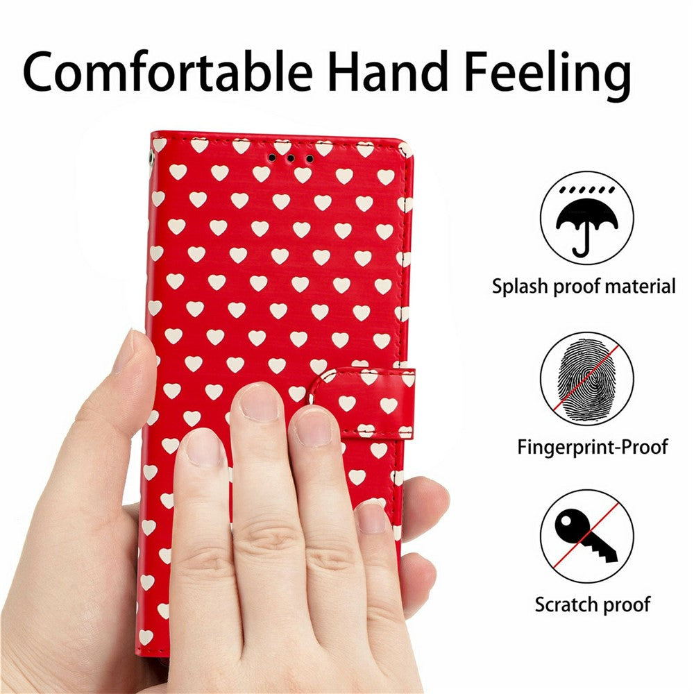 Xiaomi 17T Pro – Wallet-Handyhülle aus PU-Leder und TPU, mit Ständer, mit Handschlaufe, mit Motivdruck