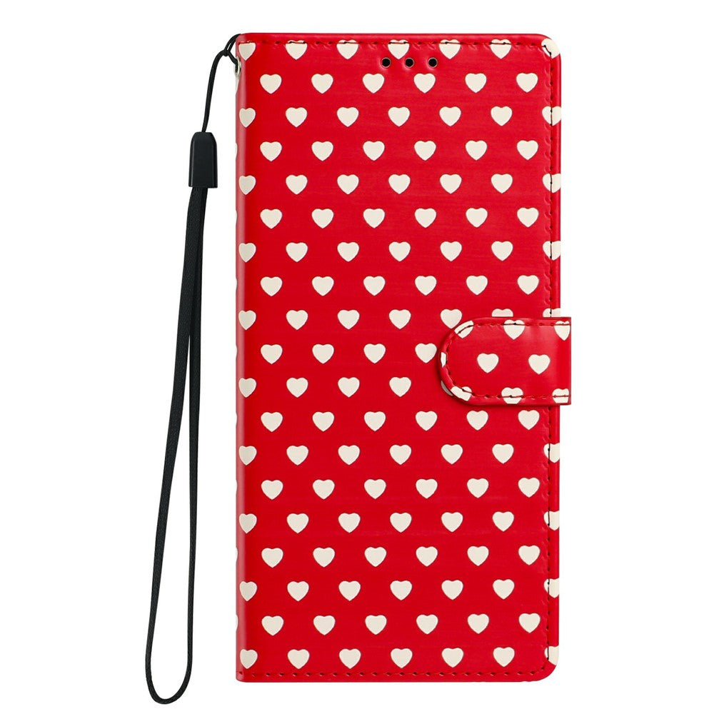 Xiaomi 17T Pro – Wallet-Handyhülle aus PU-Leder und TPU, mit Ständer, mit Handschlaufe, mit Motivdruck