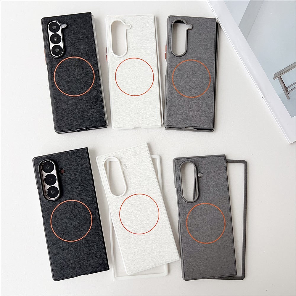 For Samsung Galaxy Z Fold8 Ultra Magnetic Case Leather + PC Phone Cover