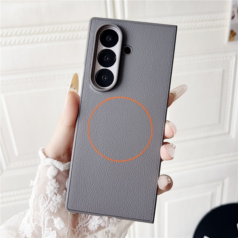 For Samsung Galaxy Z Fold8 Ultra Magnetic Case Leather + PC Phone Cover