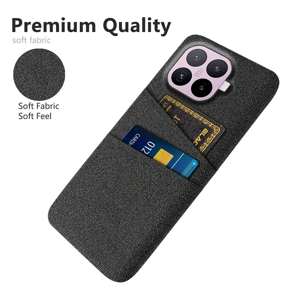 Xiaomi 17T – Handyhülle aus Cloth und Kunststoff, mit Kartenfach