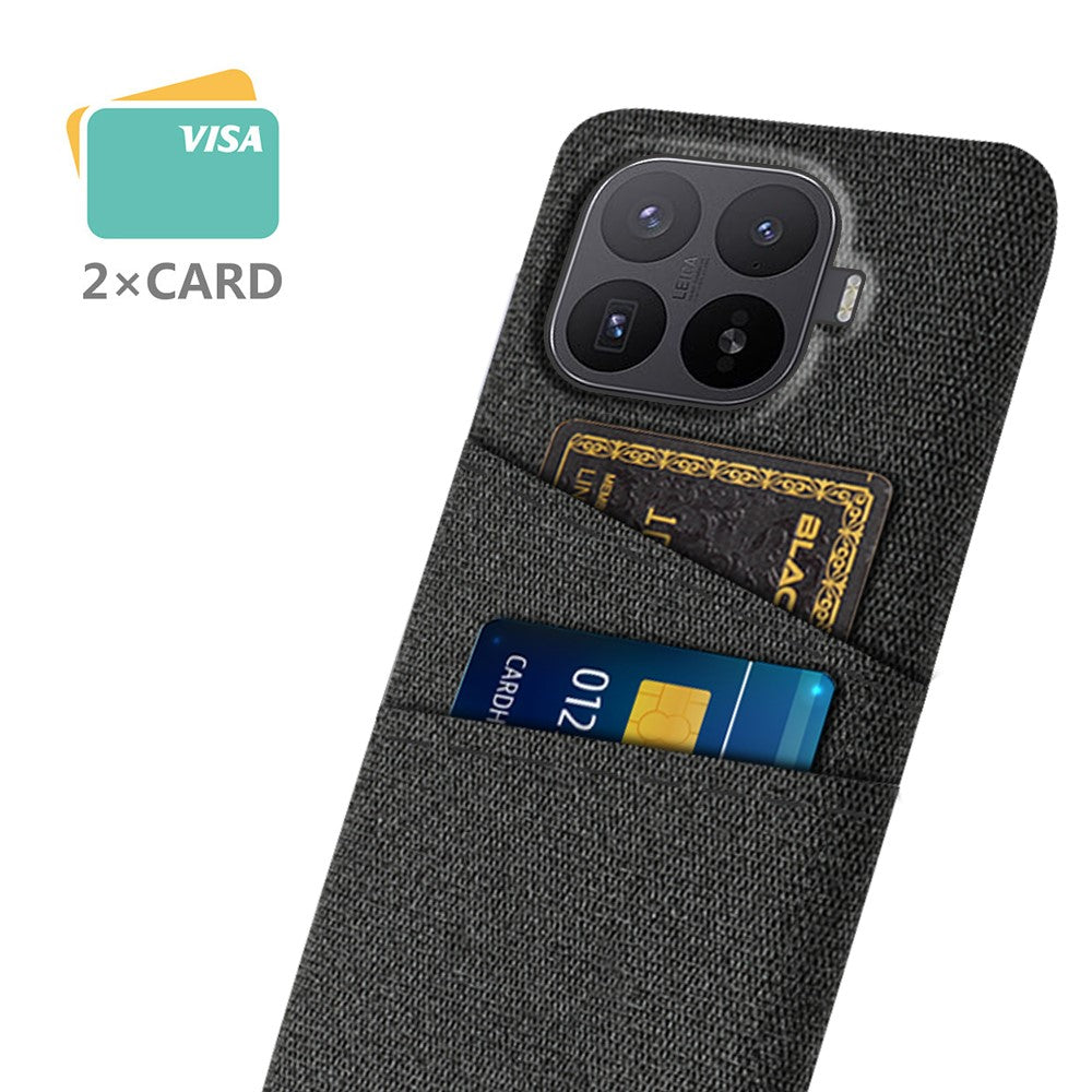 Xiaomi 17T Pro – Handyhülle aus Cloth und Kunststoff, mit Kartenfach