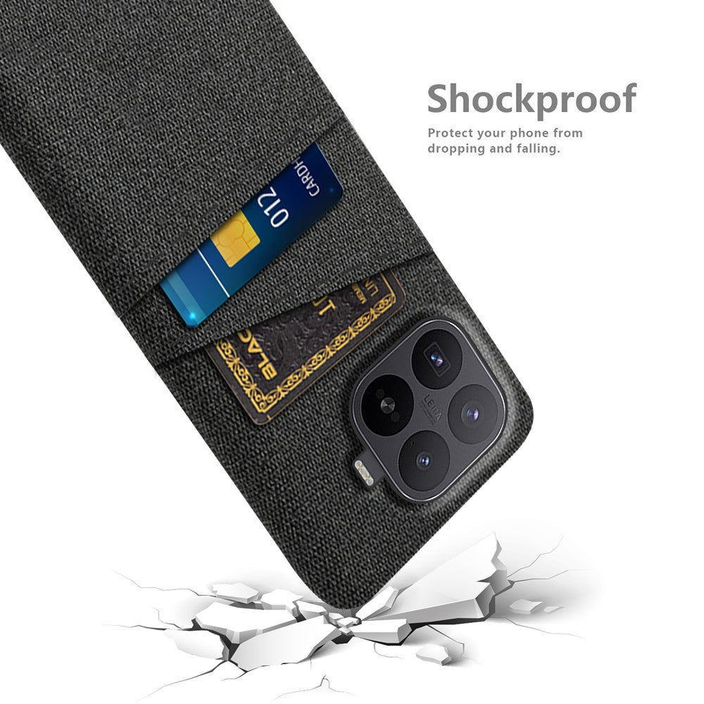 Xiaomi 17T Pro – Handyhülle aus Cloth und Kunststoff, mit Kartenfach