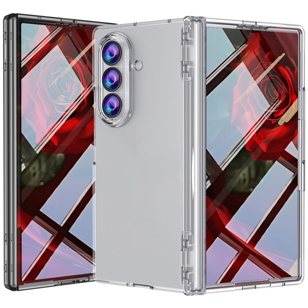 For Samsung Galaxy Z Fold8 Ultra Case Hinge Protection PC + TPU Phone Cover Built-in Tempered Glass Film